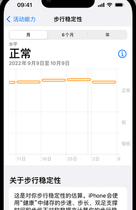 白朗iPhone手机维修如何在iPhone开启'步行稳定性通知'