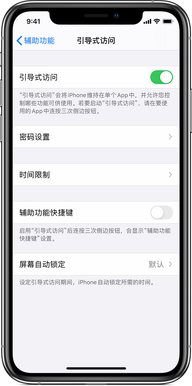 白朗苹果手机维修分享如何在 iPhone 上退出引导式访问 