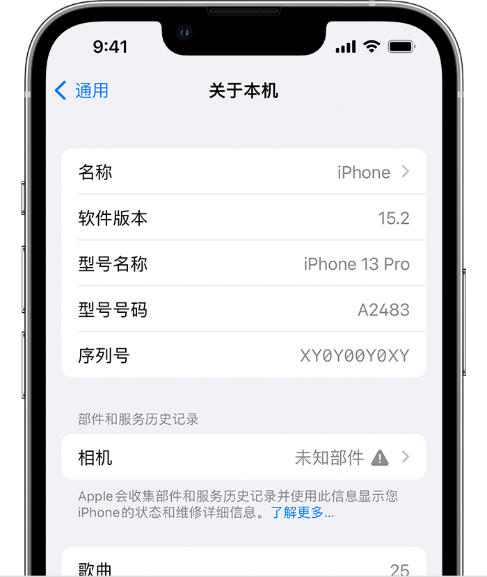 白朗苹果维修分享iPhone 出现提示相机“未知部件”是什么原因？ 