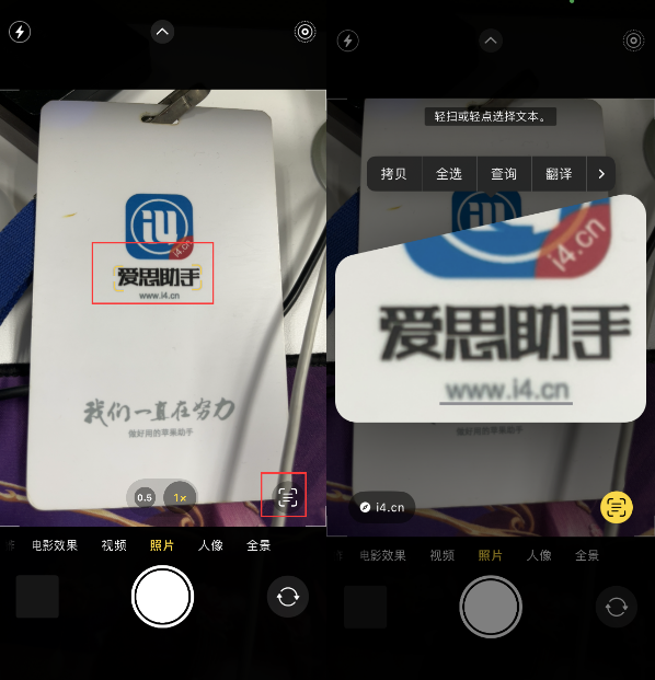 白朗苹果手机维修分享升级iOS 16后如何通过相机翻译文本 