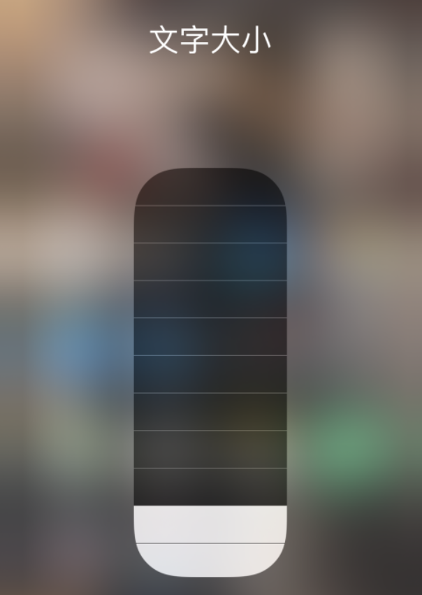 白朗苹果手机维修分享小技巧：在 iPhone 控制中心快速调节字体大小 