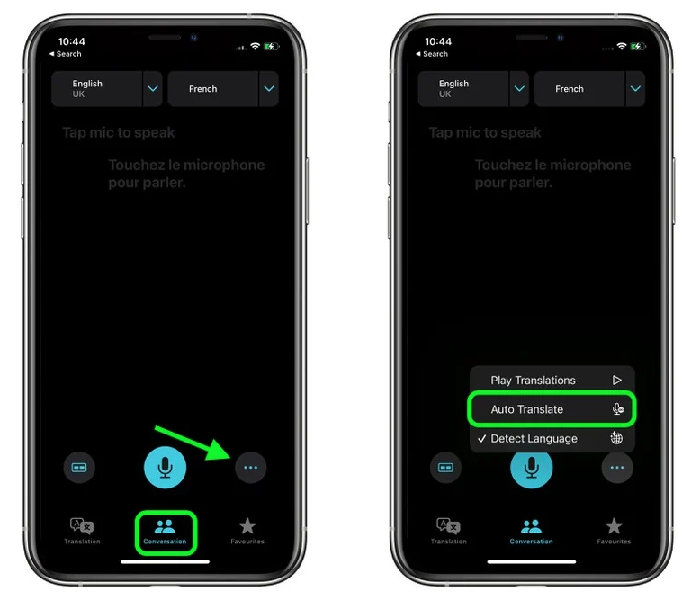 白朗苹果手机维修分享iOS 15 “翻译” App 新改进 