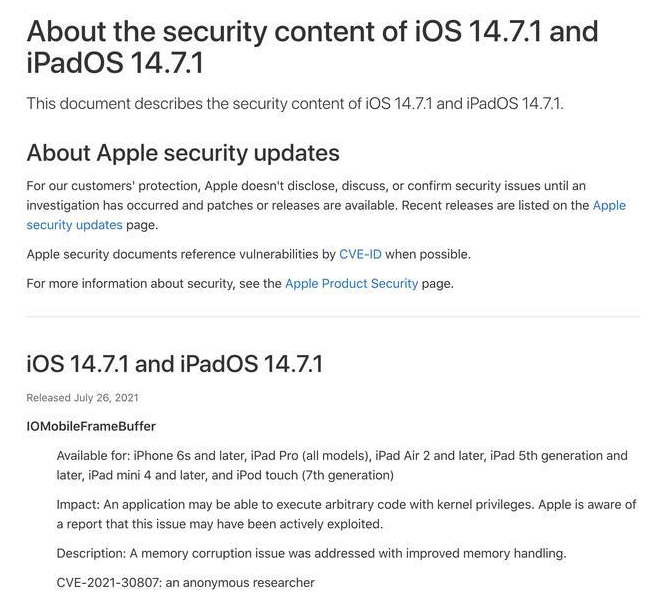 白朗苹果手机维修分享iOS 14.7.1 正式版更新内容及升级方法 