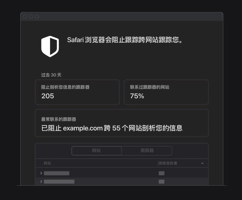 白朗苹果手机维修分享如何在 Safari 浏览器中查看和打开隐私报告 